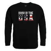 Rapid Dominance Graphic Crewneck Born In The Us Shirt RS3-U01