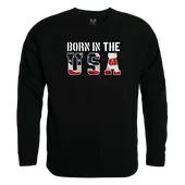 Rapid Dominance Graphic Crewneck Born In The Us Shirt RS3-U01