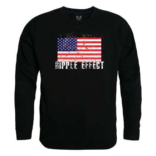 Rapid Dominance Graphic Crewneck Ripple Effect Shirt RS3-U04