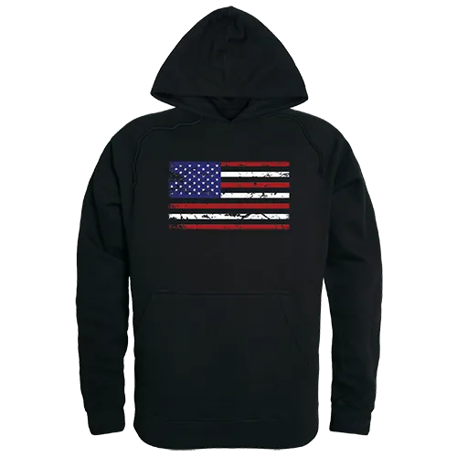 Rapid Dominance Graphic Pullover Us Flag Hoodie RS4-783. Decorated in seven days or less.