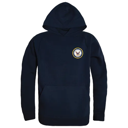 Rapid Dominance Graphic Pullover Usn Emblem Hoodie RS4-NAE. Decorated in seven days or less.