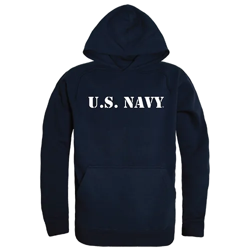 Rapid Dominance Graphic Pullover Navy Text Hoodie RS4-NAT. Decorated in seven days or less.