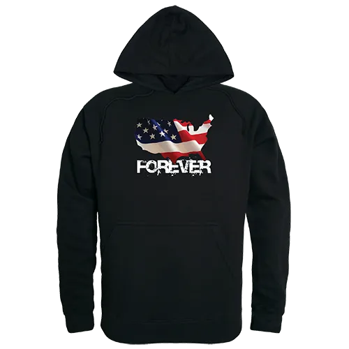 Rapid Dominance Graphic Pullover Forever USA Map Hoodie RS4-U05. Decorated in seven days or less.