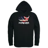 Rapid Dominance Graphic Pullover Forever USA Map Hoodie RS4-U05