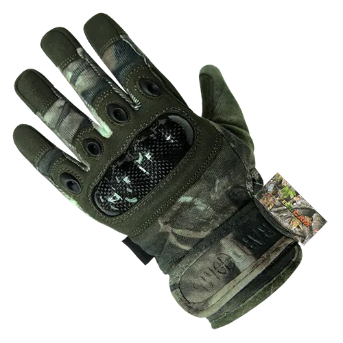 Rapid Dominance Hybri Cam Carbon Fiber Knuckle Gloves T65-PL
