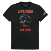 Rapid Dominance Tactical Graphic T Live Free Skull Shirt TS1-802