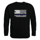 Rapid Dominance Graphic Crewneck Thin Blue Line Shirt TS2-786