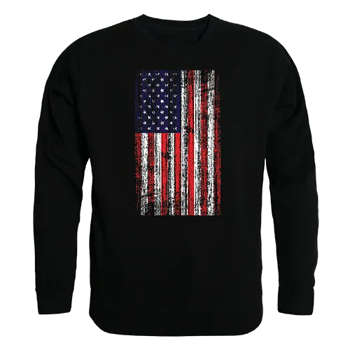 Rapid Dominance Graphic Crewneck Distressed Flag Shirt TS2-800