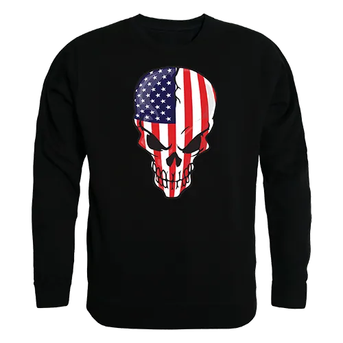 Rapid Dominance Graphic Crewneck Skull Flag Shirt TS2-801