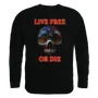 Rapid Dominance Graphic Crewneck Live Free Skull Shirt TS2-802