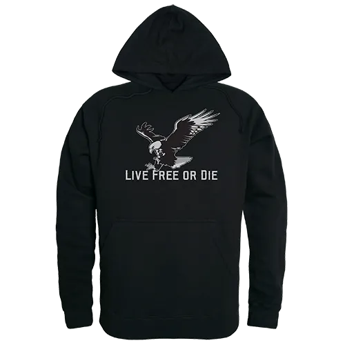 Rapid Dominance Graphic Pullover Live Free Hoodie TS4-793. Decorated in seven days or less.