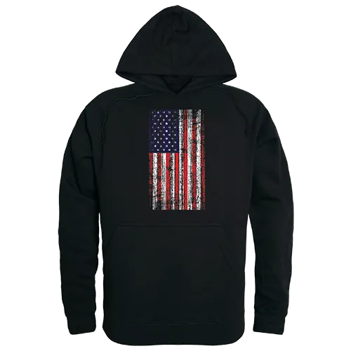 Rapid Dominance Graphic Pullover Distressed Flag Hoodie TS4-800. Decorated in seven days or less.