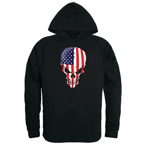 Rapid Dominance Graphic Pullover Skull Flag Hoodie TS4-801. Decorated in seven days or less.