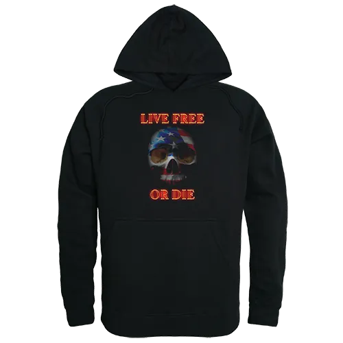 Rapid Dominance Graphic Pullover Live Free Skull Hoodie TS4-802. Decorated in seven days or less.