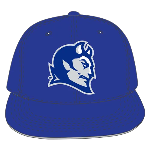 W Republic Velvet Snapback Cap Central Connecticut State University Blue Devils 1024-113