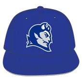 W Republic Velvet Snapback Cap Central Connecticut State University Blue Devils 1024-113