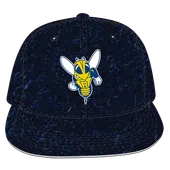 W Republic Velvet Snapback Cap University Of Rochester Yellowjackets 1024-146