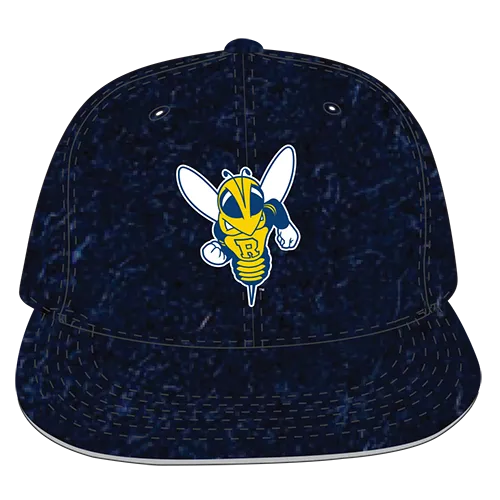 W Republic Velvet Snapback Cap University Of Rochester Yellowjackets 1024-146