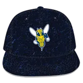 W Republic Velvet Snapback Cap University Of Rochester Yellowjackets 1024-146