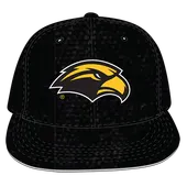 W Republic Velvet Snapback Cap Southern Mississippi Golden Eagles 1024-151