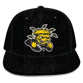 W Republic Velvet Snapback Cap Wichita State Shockers 1024-158