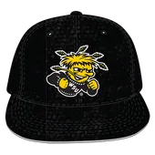 W Republic Velvet Snapback Cap Wichita State Shockers 1024-158