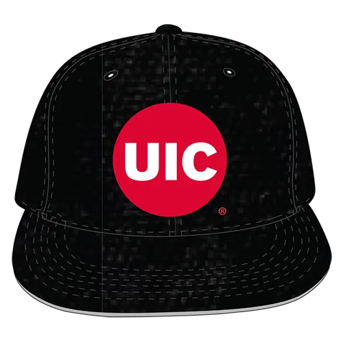 W Republic Velvet Snapback Cap Illinois-Chicago Flames 1024-180