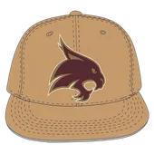 W Republic Velvet Snapback Cap Texas State Bobcats 1024-181