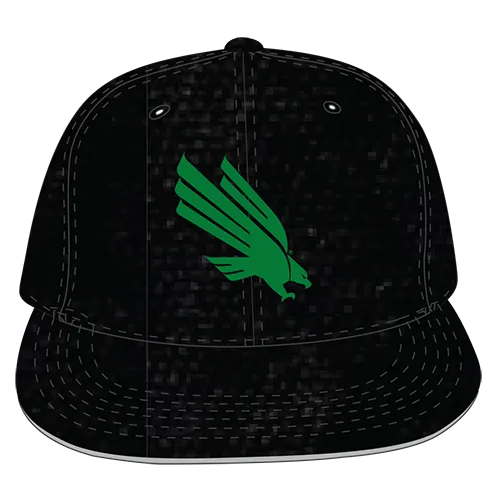 W Republic Velvet Snapback Cap North Texas Mean Green 1024-195