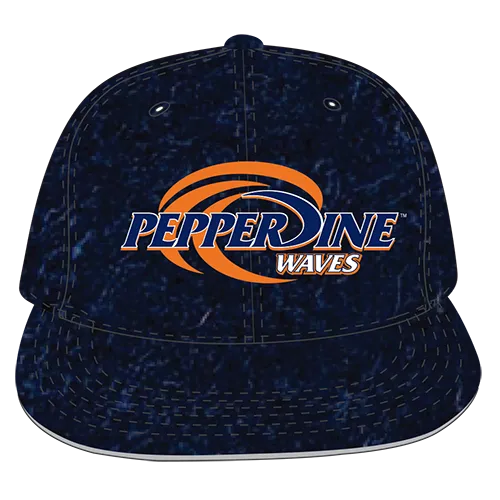 W Republic Velvet Snapback Cap Pepperdine Waves 1024-196