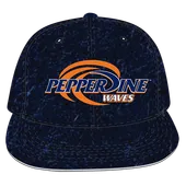 W Republic Velvet Snapback Cap Pepperdine Waves 1024-196