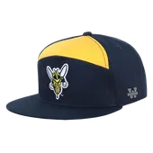 W Republic 7 Panel College Cap University Of Rochester Yellowjackets 1026-146