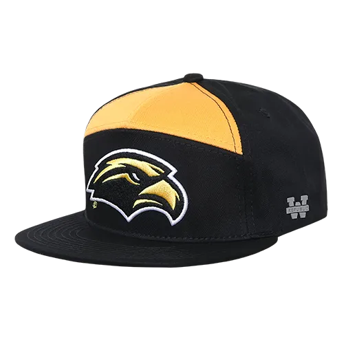 W Republic 7 Panel College Cap Southern Mississippi Golden Eagles 1026-151