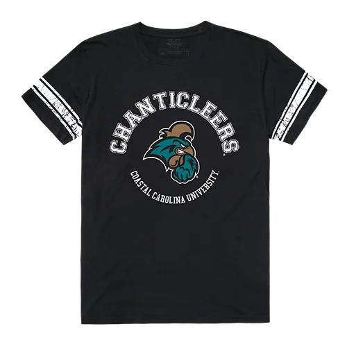 W Republic Men's Football Tee Shirt Coastal Carolina Chanticleers 504-116