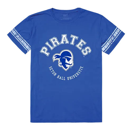 W Republic Men's Football Tee Shirt Seton Hall Pirates 504-147