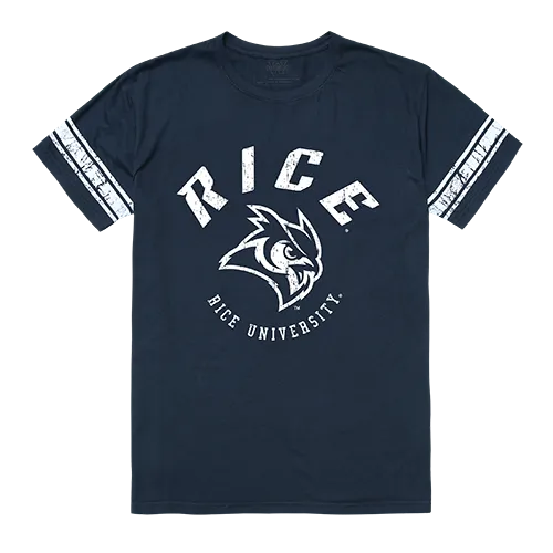 W Republic Men's Football Tee Shirt Rice Owls 504-172