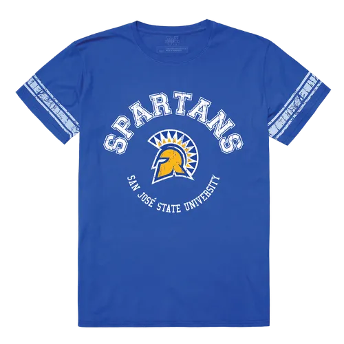 W Republic Men's Football Tee Shirt San Jose State Spartans 504-173