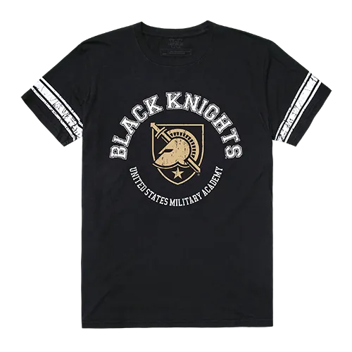 W Republic Men's Football Tee Shirt United States Military Academy Black Knights 504-174