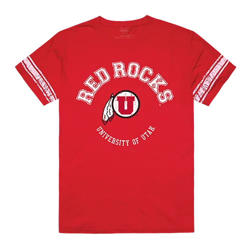 W Republic Men's Football Tee Shirt Utah Utes 504-176