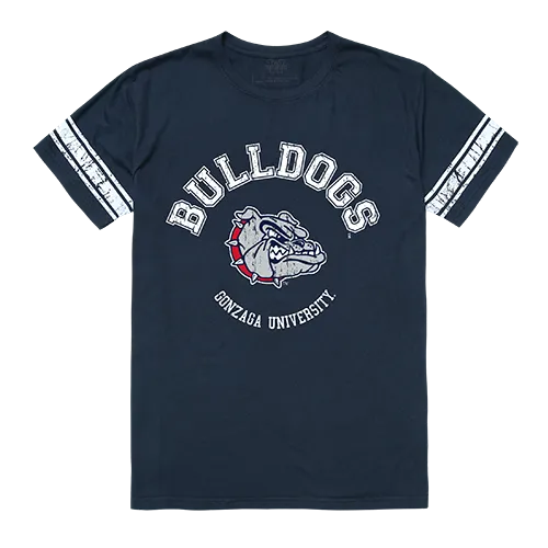 W Republic Men's Football Tee Shirt Gonzaga Bulldogs 504-187