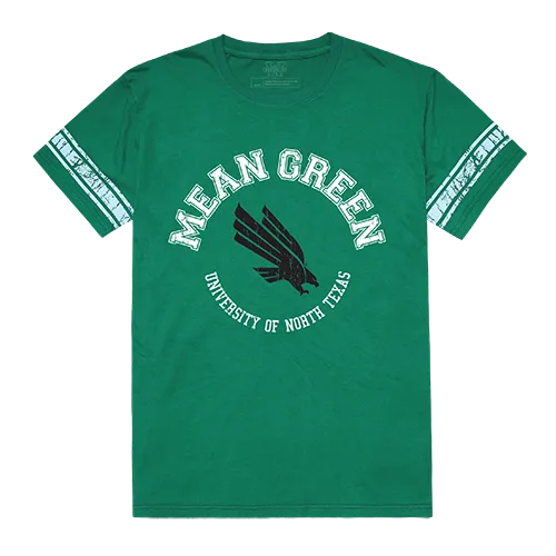 W Republic Men's Football Tee Shirt North Texas Mean Green 504-195