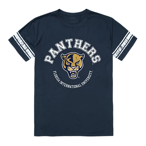 W Republic Men's Football Tee Shirt Florida International Golden Panthers 504-219