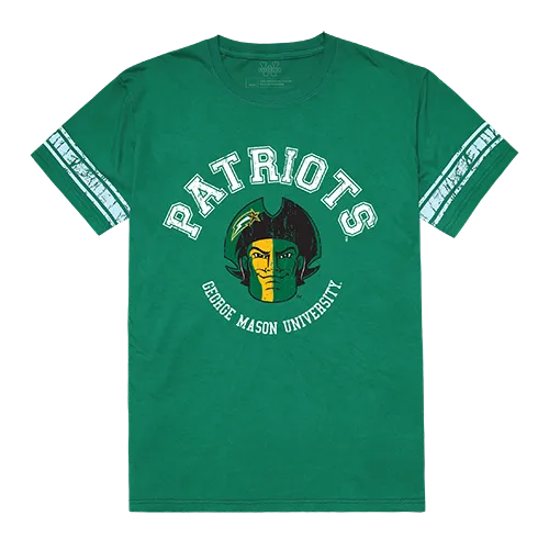 W Republic Men's Football Tee Shirt George Mason Patriots 504-221