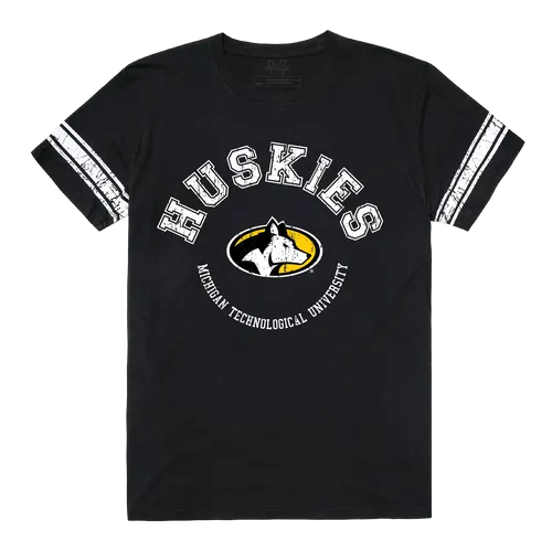 W Republic Men's Football Tee Shirt Michigan Tech 504-341