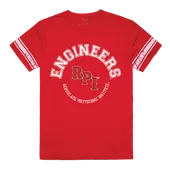 W Republic Men's Football Tee Shirt Rensselaer Polytechnic Institute 504-367