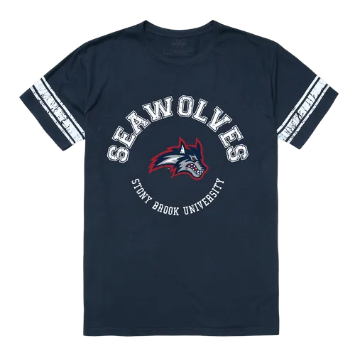 W Republic Men's Football Tee Shirt Stony Brook Seawolves 504-388