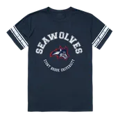 W Republic Men's Football Tee Shirt Stony Brook Seawolves 504-388