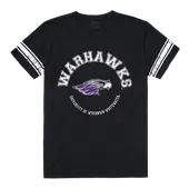 W Republic Men's Football Tee Shirt Wisconsin Whitewater Warhawks 504-414