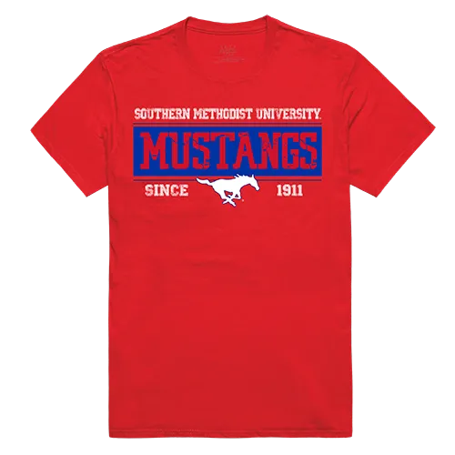 W Republic College Established Tee Shirt Southern Methodist Mustangs 507-150