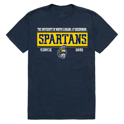 W Republic College Established Tee Shirt North Carolina Greensboro Spartans 507-245